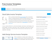 Tablet Screenshot of freeinvoicetemplates.org
